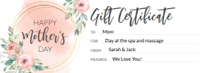 Mothers-Day-Gift-Certificate-Flowers design preview