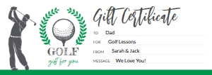 Golf-Gift-Certificate design preview