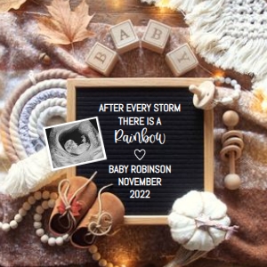 Thanksgiving-Rainbow-Pregnancy-Announcement design preview