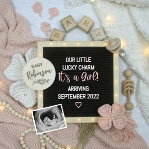 St-Patricks-Boho-Girl-Gender-Reveal design preview