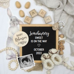 Easter-Bunny-Pregnancy-Announcement: Easter-Bunny-Pregnancy-Announcement