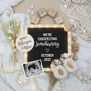 Easter-Eggs-And-Bunnies-Pregnancy-Announcement design preview