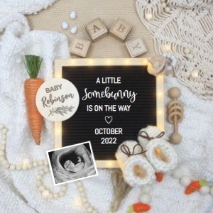Easter-Carrots-Pregnancy-Announcement: Easter-Carrots-Pregnancy-Announcement