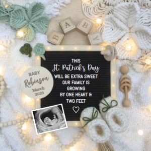 St-Patricks-Boho-Light-Pregnancy-Announcement design preview