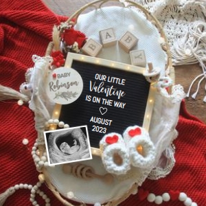 Valentines-Bassinet-Pregnancy-Announcement design preview
