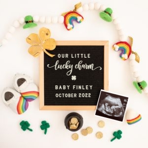 PA85a - Sonogram: Pregnancy Announcement, PA85a