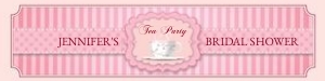 Pink Tea Party Bridal Wedding Shower Water Bottle Labels design preview