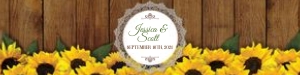 Rustic Watercolor Sunflower and Lace Water Bottle Label: Rustic Watercolor Sunflower and Lace Water Bottle Label