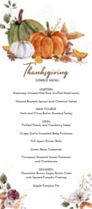 Rustic Thanksgiving Dinner Party Menu: Rustic Thanksgiving Dinner Party Menu