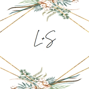 Greenery Wedding Initial or Date Tag GWID0004: Greenery Wedding Invitation Suite Template GWIT010