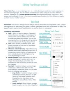 Customer Instructions Desktop Mobile: Calligraphy Electronic and Printable Save The Date Template CSTD003