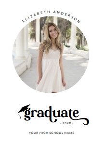 Graduation Photo Invitation GPI006: Graduation Invitation GI0006