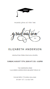 Graduate Electronic Invitation 00003: Graduate Invitation Template 00003