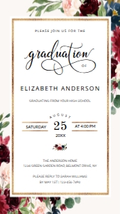 Graduate Electronic Invitation 00004: Graduate Invitation Template 00004