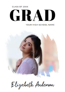 Graduation Photo Invitation GPI007: Graduation Invitation GI0007
