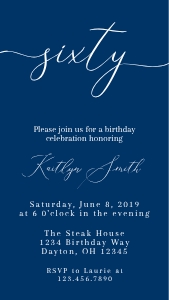 E 60th Birthday design preview