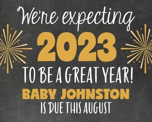 New Year Expecting design preview