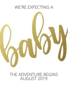 Gold Baby Wine Label design preview