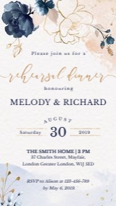Blush Navy Rehearsal Dinner Invitations: antea-evite-shower-05-01 | Rehearsal Dinner Invitations