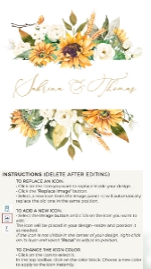 marisol-evite-21-02 | sunflowers wedding invitation: marisol-evite-21-02 Sunflowers Wedding Invitation