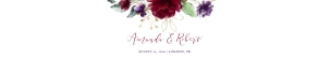 Burgundy Belly Band: rossella-stat-07-02-set Burgundy Wedding Invitation Set