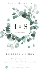 Eucalyptus electronic save the date: luisa-large-bundle-23-01 | Large Wedding Stationery Bundle