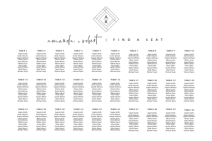 Giulia - Seating Chart 36 x 24: giulia-stat-30-08 - Seating Chart