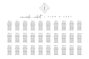 Giulia - Seating Chart 30x 20: giulia-stat-30-08 - Seating Chart