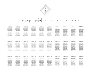 Giulia - Seating Chart 20 x 16: giulia-stat-30-08 - Seating Chart