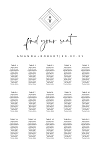 Giulia - Seating Chart 20 x 30: giulia-stat-30-08 - Seating Chart