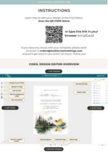 Update - Corjl 2.0 Instructions: luisa-evite-23-03 | Eucalyptus Bridal Shower Electronic Invitation