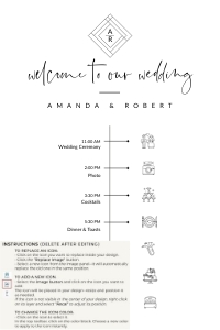 Giulia | Wedding Timeline 24 x 36 ": giulia-stat-30-10 - wedding timeline