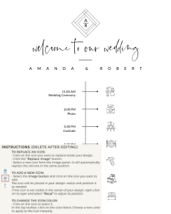 Giulia | Wedding Timeline 16 x 20 ": giulia-stat-30-10 - wedding timeline