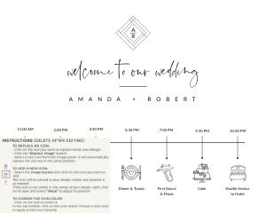 Giulia | Wedding Timeline 20 x 16 ": giulia-stat-30-10 - wedding timeline