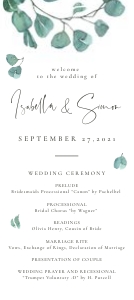 Luisa | Wedding Programme 4 x 9: luisa-large-bundle-23-01 | Large Wedding Stationery Bundle