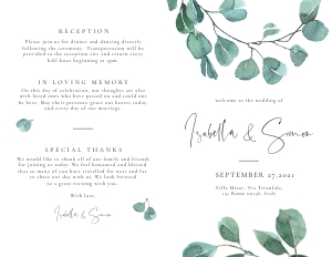 Luisa | Wedding Programme 5.5 x 8.5: luisa-large-bundle-23-01 | Large Wedding Stationery Bundle
