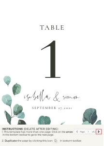 Luisa | table number 5 x 7 ": luisa-large-bundle-23-01 | Large Wedding Stationery Bundle