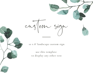 Luisa | Custom Sign 10 x 8: luisa-stat-23-05 | Custom Sign