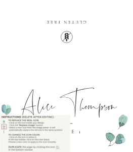 Luisa | Place card folded 3.5 x 2": luisa-stat-23-07 | Place Cards