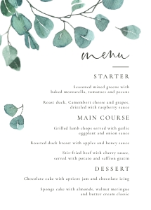Luisa | Menu 5 x 7": luisa-stat-23-09 | Menu