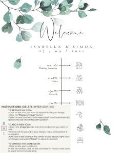 Luisa | Wedding Timeline 16 x 20 ": luisa-stat-23-10 | Wedding Timeline