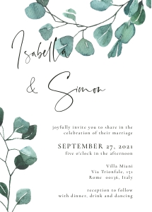 luisa-stat-23-02-set | Wedding Invitation Set design preview