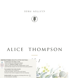 Flora | Place card folded 3.5 x 2": flora-stat-06-07 | Place cards