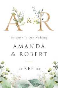 Flora | Welcome Sign 24 x 36: flora-stat-06-11 | Welcome sign