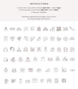 Sofia | Wedding Icons: sofia-evite-bundle-16-01 | Evite Bundle