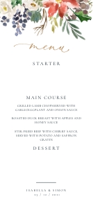 Natalia | Menu Card 4 x 9": natalia-stat-25-09 | Menu Card
