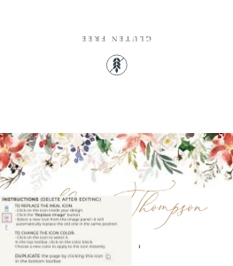 Natalia | Place card folded 3.5 x 2": natalia-stat-25-07 | Place Cards
