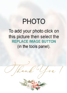 Natalia | Thank you Card 5 x 7 ": natalia-stat-25-12 | Thank you Card