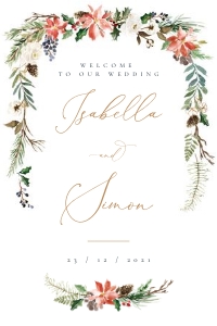 Natalia | Welcome sign 20 x 30 ": natalia-stat-25-11 | Welcome Sign