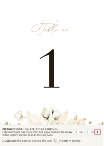 dora-stat-14-04 | Table Numbers Template design preview
